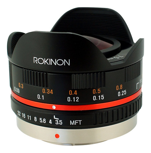 Rokinon Fe75mft-b 0.295 In F3.5 Umc Lente Ojo De Pez Para Mi