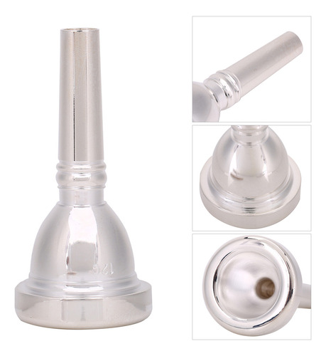 Universal Alto Trombone Mouthpiece Silver Plated 12c