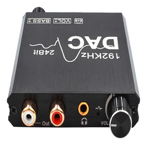 Imagen 4 de 4 de Conversor Audio Digital A Rca Amplificador Control Toslink