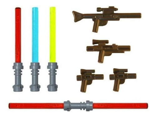 Lego Sable De Luz Bláster Rifle Pack (4 Sable De Luz) (4 Blá