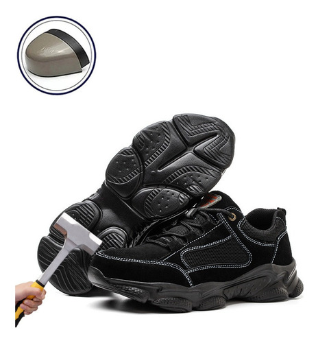 Tenis Industriales Hombre Seguridad Trabajo Casquillo Dw355