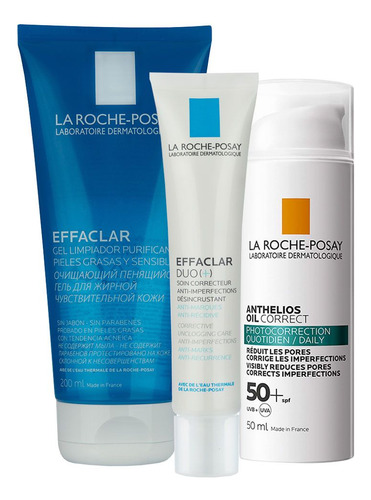 La Roche Posay Rutina Diaria Completa Para Pieles Acneicas Sensibles