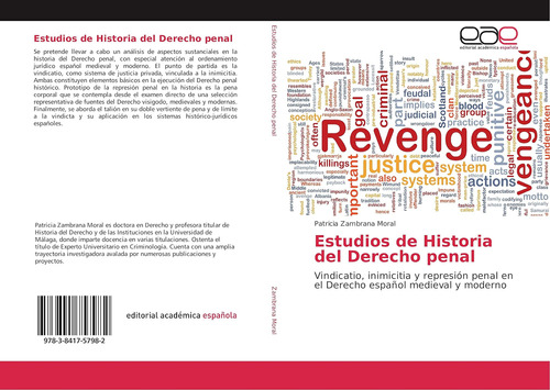 Libro: Estudios De Historia Del Derecho Penal: Vindicatio, Y