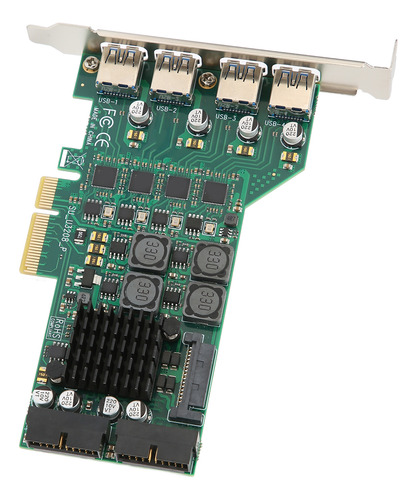 Placa Pci Express Usb 3.0 Pcie Para Expansão Independente 4