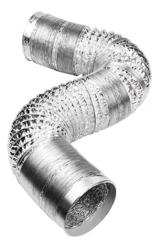 Duto Flexível Aluminizado 6 Pol 10m Tubo 150mm Coifa Ar