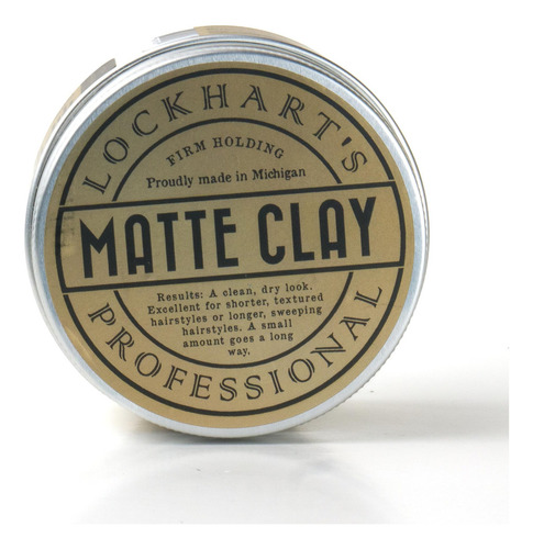 Lockharts Authentic Handcrafted Professional Matte Clay Med