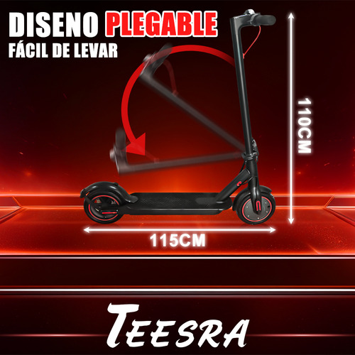Patinete Elétrico Scooter Teesra M3 Pro,500W Patinete Elétrico,25 KM de Autonomia, Velocidade Máxima de 30 KM/H, Dobravel,Patinete Elétrico com Controle de Aplicativo Bluetooth