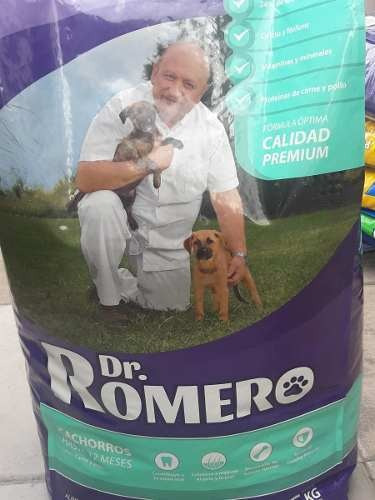 Alimento Dr. Romero cachorro todos los tamaños sabor mix en bolsa de 15 kg