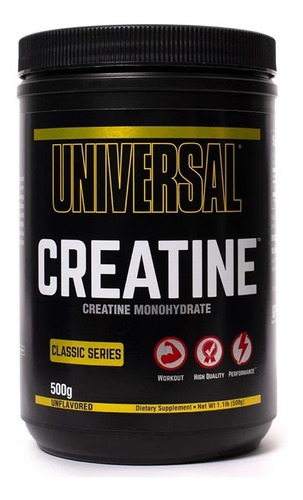 Universal Nutrition | Creatine Monohydrate | 500 Gram | Usa