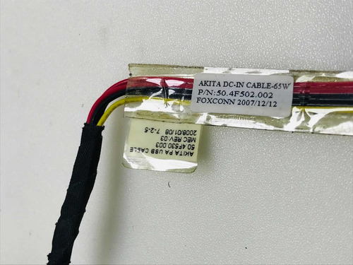Conector De Carga Notebook Hp Pavilion Dv2000 (Usado)