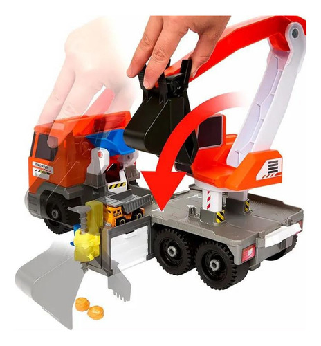 Carro Matchbox Vehículo De Juguete Grúa De Tierra