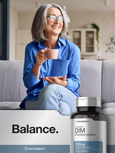 Suplemento Horbäach Dim 200 Mg | Diindolilmetano Avanzado |