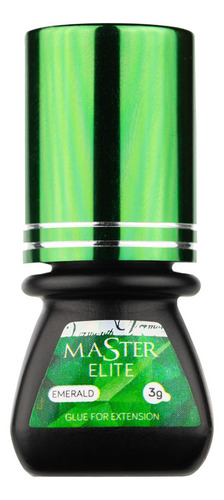 Cola Master Elite Emerald 3ml Para Extensão De Cílios Anvisa Cor Verde