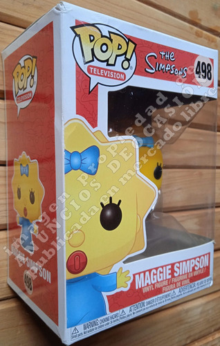 Funko Pop - Maggie Simpson #498, Simpsons, Figura De Vinil (Usado)