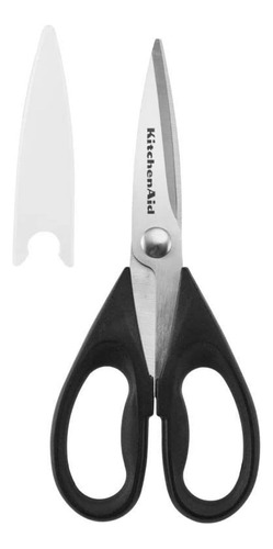 Tijeras Multiusos Con Funda Protectora De Acero Inoxidable Negro