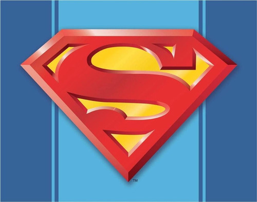 Letrero Metálico Con Logo De Superman, Referencia Clásica