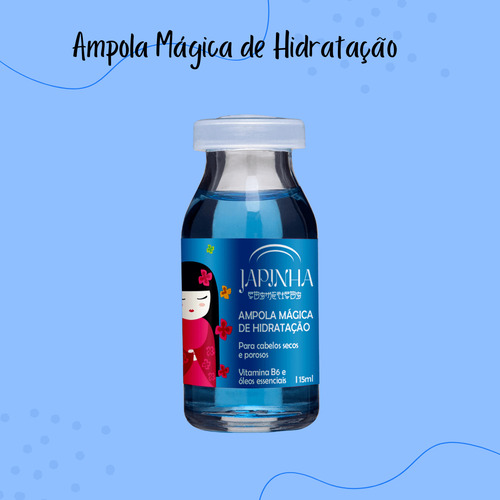 Kit C/5 Ampolas De Hidratação Japinha 15ml