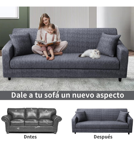 Funda Para Sofa Cama, Cubre Sofa 3 Plazas Elástica Protector