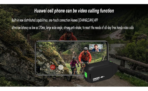 Cámara De Acción Drift Ghost 4k + Wifi, Cámara De Casco De M