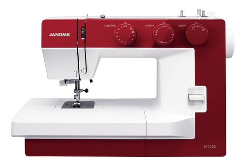 Imagen 3 de 8 de Janome 1522 Roja O Negra Semi Industrial +tijeras 3añosgtía
