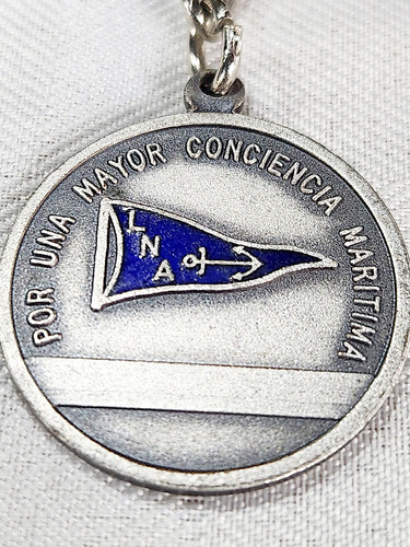 Medalla Antigua 50 Aniversario Liga Naval Argentin 1933 1983 (Usado)