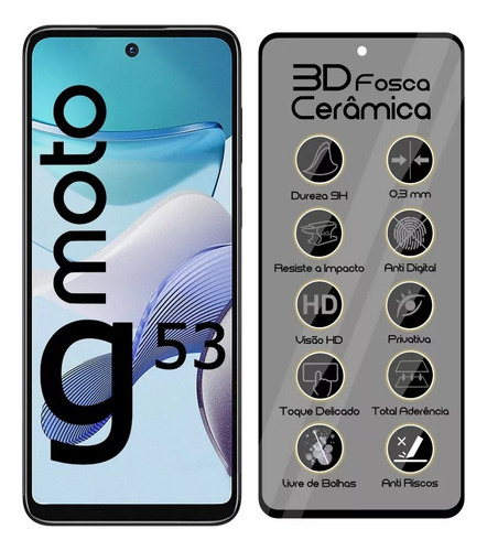 Película De Privacidade P/ Motorola G13 G23 G53 E13 E22 E20