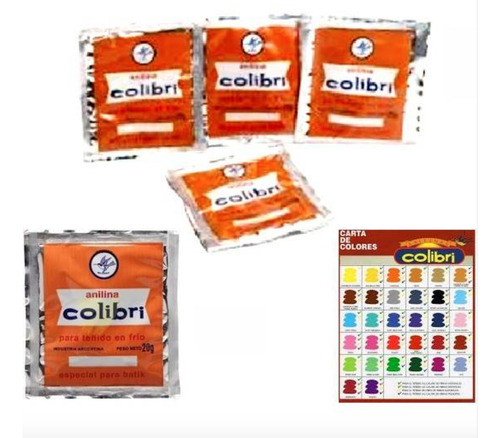 Anilina Colibrí Pack 5 Unidades