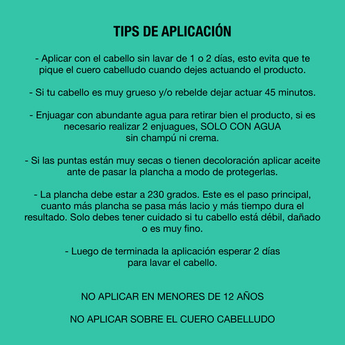 Alisado Celulas Madre Perfect.liss + Aceite De Argan