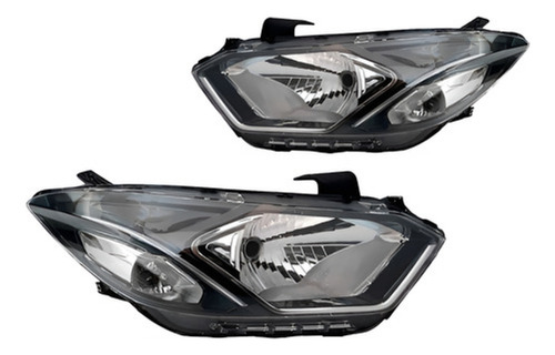 Par Farol Onix 2017 18 19 2020 Manual Sem Led Friso Cromado