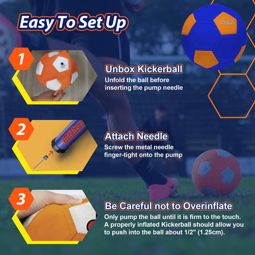 Kickerball Pelota De Fútbol Curva Y Con Efecto Mmg