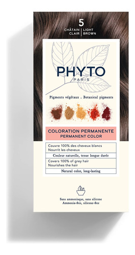 Phyto Phytocolor - Tinte Permanente Para El Cabello 5 Marrn