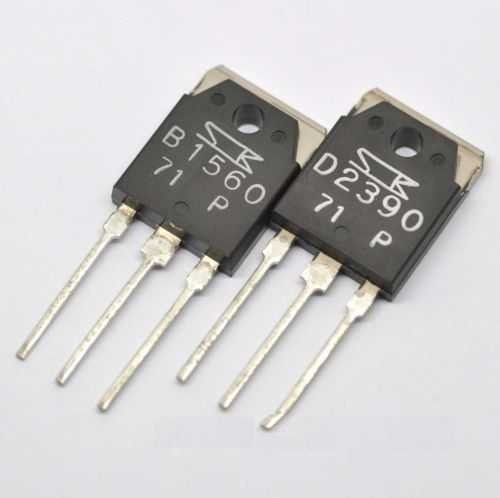2sb1560 2sd2390 B1560 D2390 Par Transistor Darlington Audio