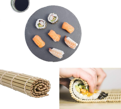 Esterilla Bambú Sushi 21cm X 24cm - X10