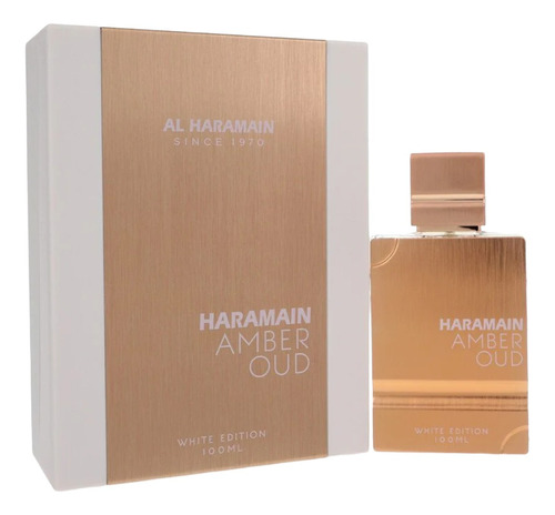 Perfume Al Haramain Amber Oud White 100ml Original 