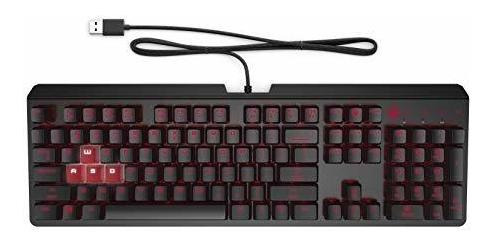 Teclado Gaming Omen Encoder Con Cherry Mx Red,