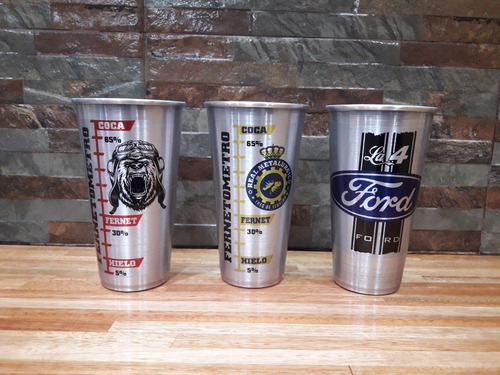 Vasos ** Personalizados 1 Litro Con Tu Logo X 40 Unidades 