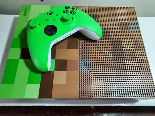Microsoft Xbox One S 1tb Minecraft Limited Edition + 01 Cont