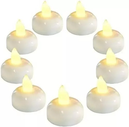 Pack 12 Mini Velas Led Flotantes Luz Cálida