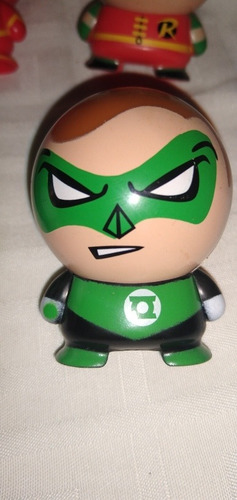 6 Cabezones Dc Batman Robin Joker Superman Flash Linterna