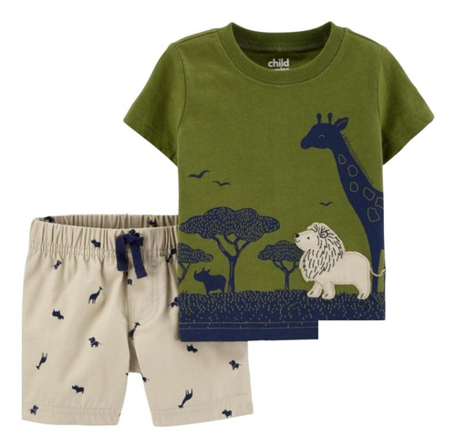 Conjunto Playera Y Short Carter´s 2 Pzas