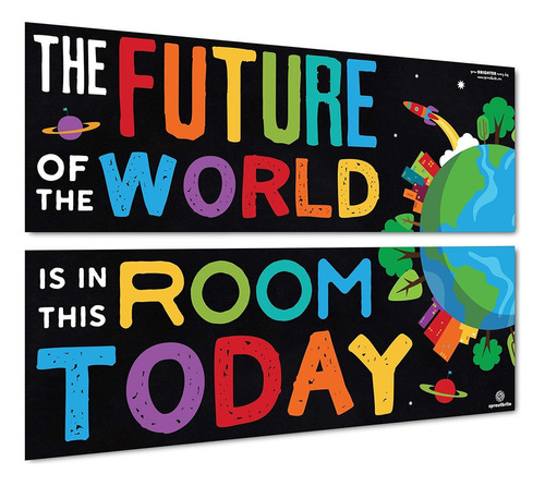 Sproutbrite Classroom Decorations - Banner Posters For Teach