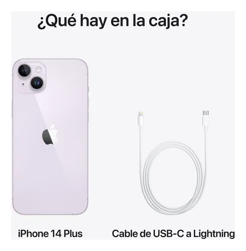 Apple iPhone 14 Plus (128 GB) - Morado - Excelente (Reacondicionado)