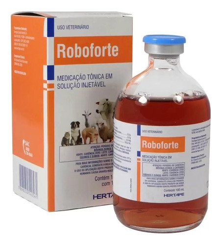 Roboforte Medicação Tônica Em Solução Inj. 100 Ml - Ceva