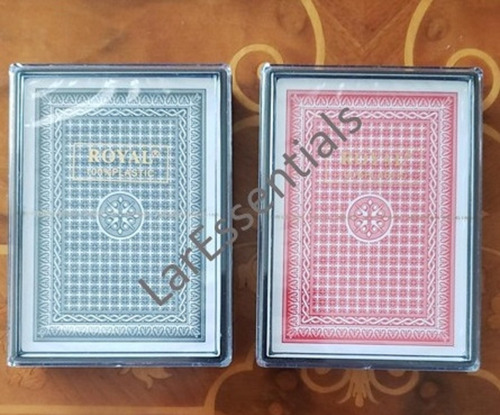Royal 2089 Set 2 Mazos Póker 100% Plástico A Prueba De Agua