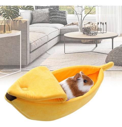 Divertida Casa Para Perros Con Forma De Plátano, Acogedora C