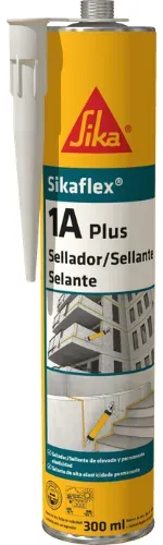 Foto real de Selante PU Elastico Sikaflex 1A Plus Branco 300ML