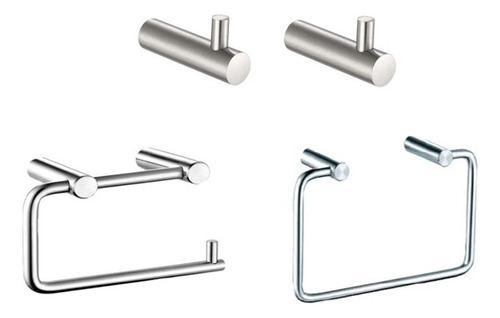 Accesorios De Baño Klipen (percheros - Portarollo -toallero)