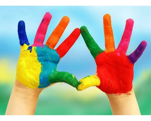 Pintura Digital Preescolar Dedos Pelikan 150ml Elegir Color Amarillo