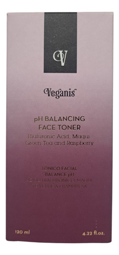 Veganis-tonico Facial Balance Ph X120ml Todo Tipo De Piel Día/noche