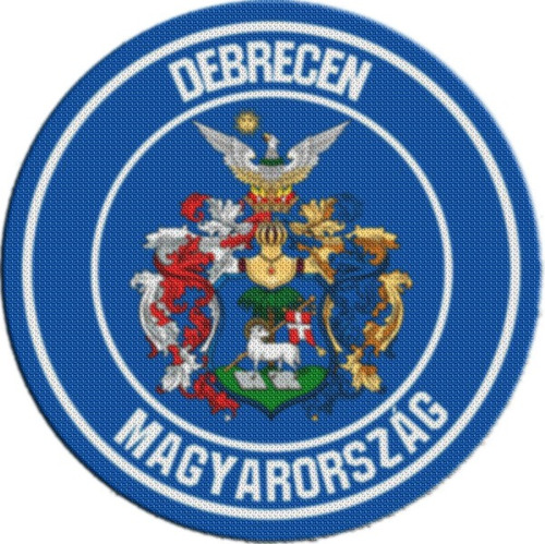 Parche Escudo Circular Hungria Debrecen